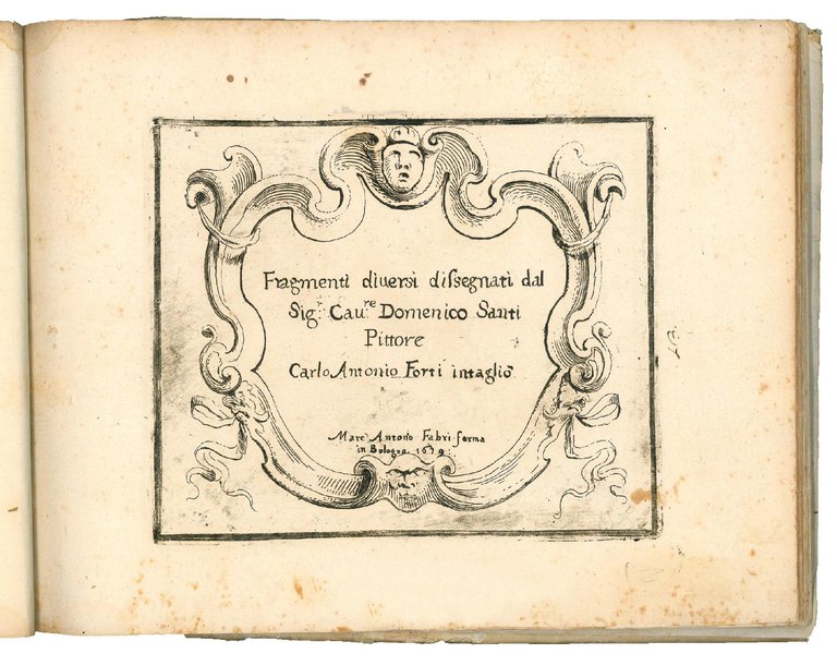 Varii modioni del Sig. Domenico Santi Cavagliere M.DC.LXXXIII