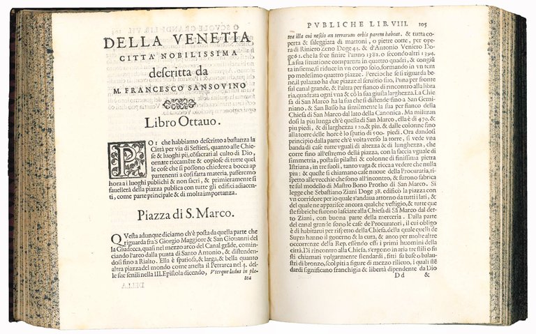 Venetia città nobilissima et singolare, Descritta in XIIII Libri [...] …