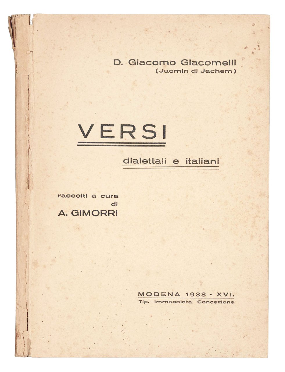 Versi dialettali e italiani. | Immagine principale