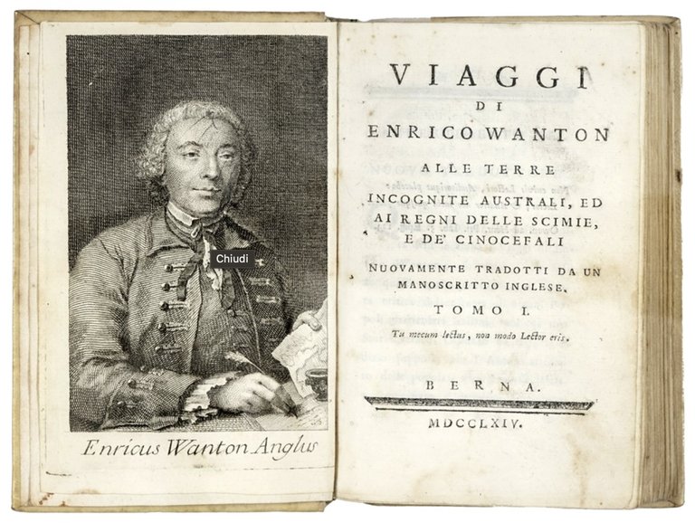 Viaggi di Enrico Wanton alle terre incognite australi, ed ai …