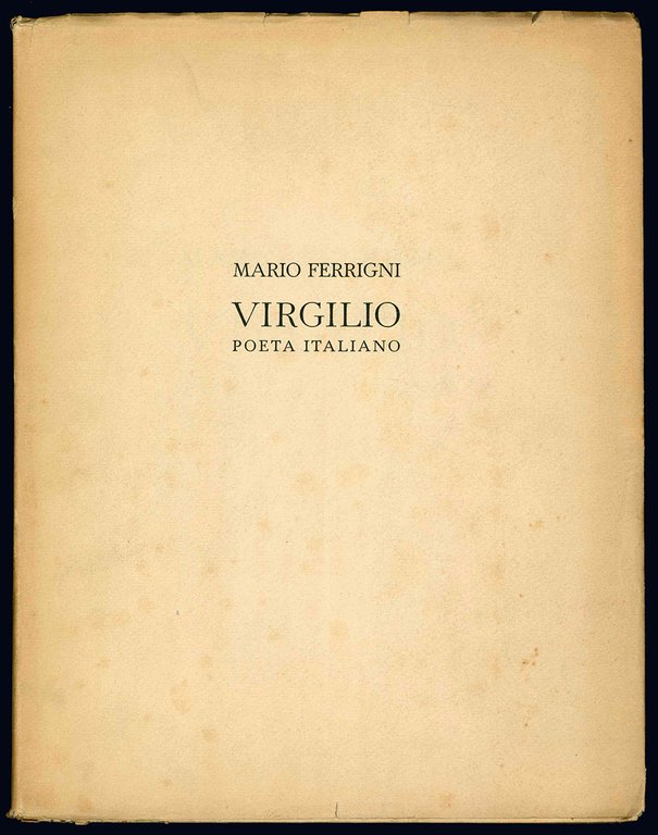 Virgilio poeta italiano.