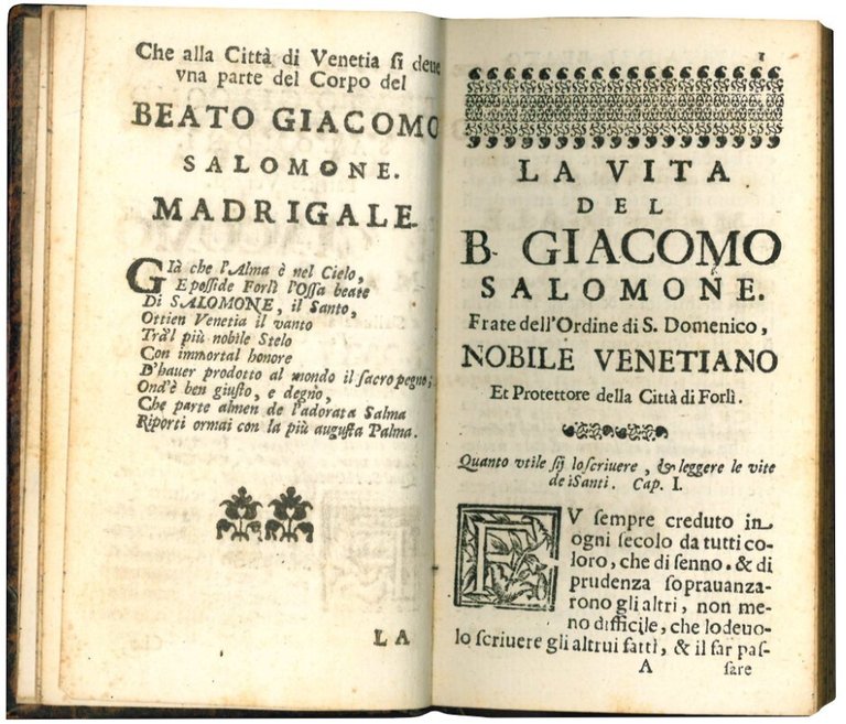 Vita del b. Giacomo Salomone nobile venetiano religioso dell'Ordine di …