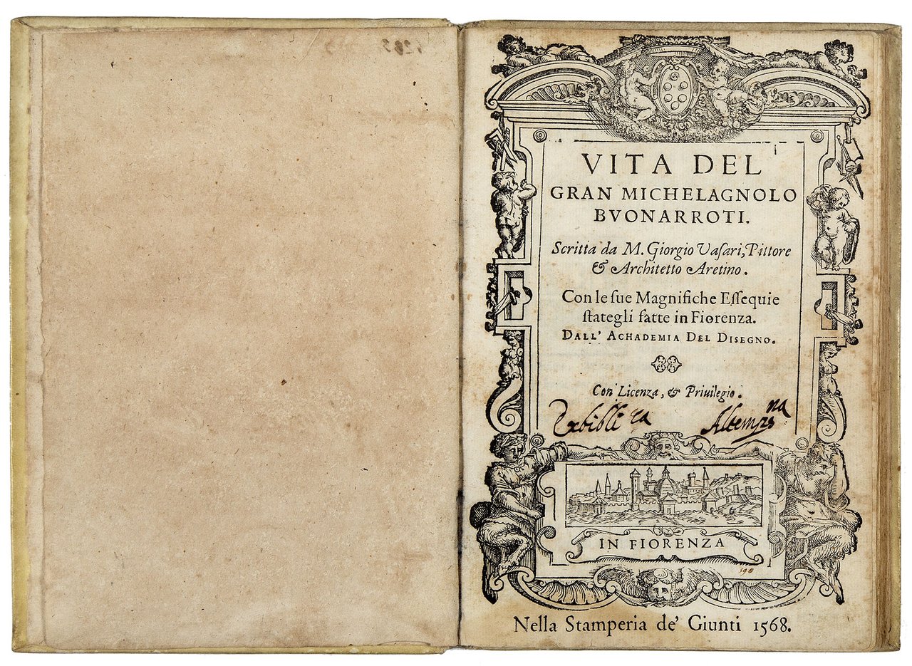 Vita del gran Michelagnolo Buonarroti scritta da M. Giorgio Vasari, …