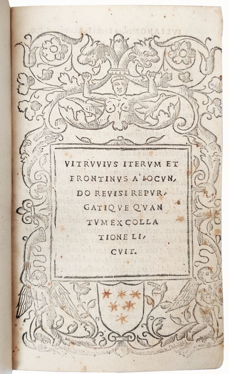 Vitruvius iterum et Frontinus à Iocundo revisi repurgatique quantum ex …