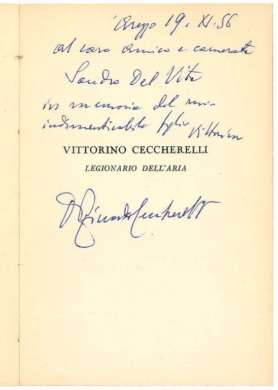 Vittorino Ceccherelli. Legionario dell'aria.