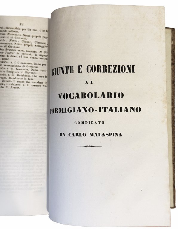Vocabolario parmigiano-italiano accresciuto di più che cinquanta mila voci compilato … | Immagine Gallery 3