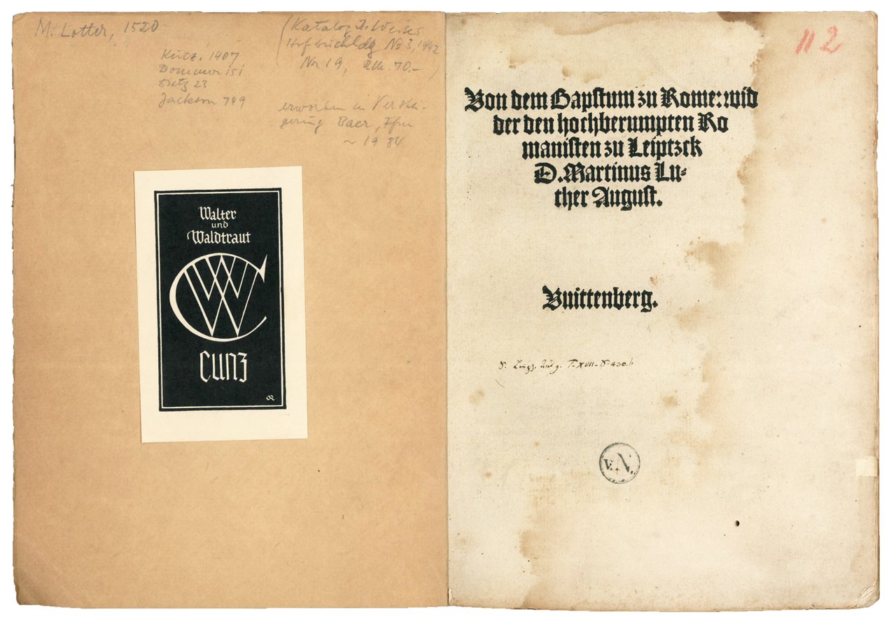 Von dem Bapstum zu Rome: widder den hochberumpten Romanisten zu …