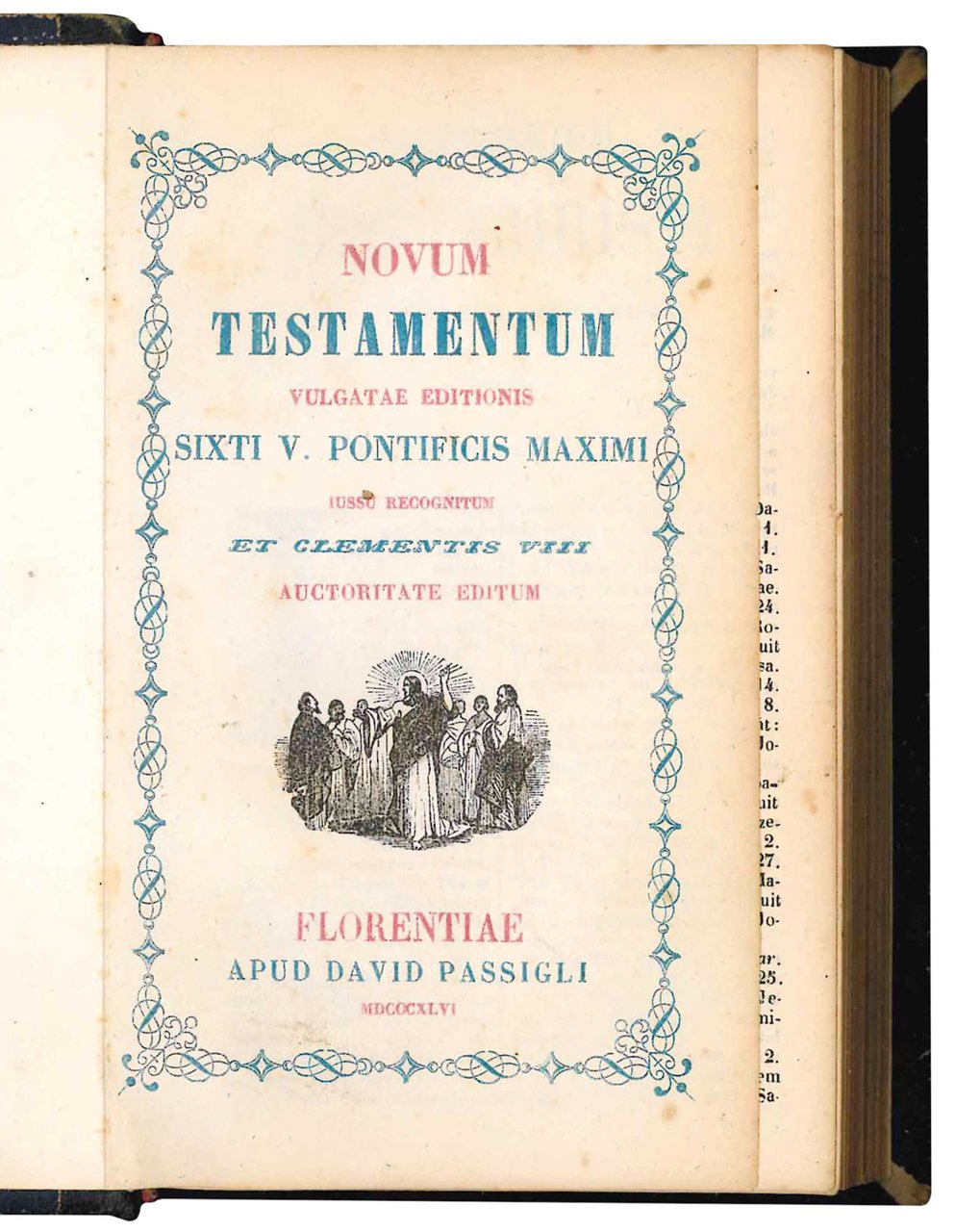 Vulgatae Editionis Sixti V. Pontificis Maximi Iussu Recognitum et Clementis … | Immagine principale
