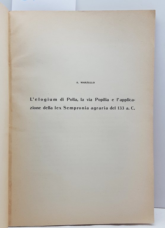 L'elogium di Polla la via Popilia - Termini graccani rinvenuti …