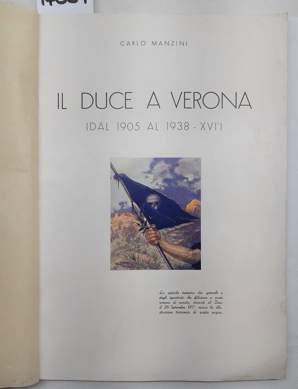 Carlo Manzini Il Duce a Verona dal 1905 al 1938 …