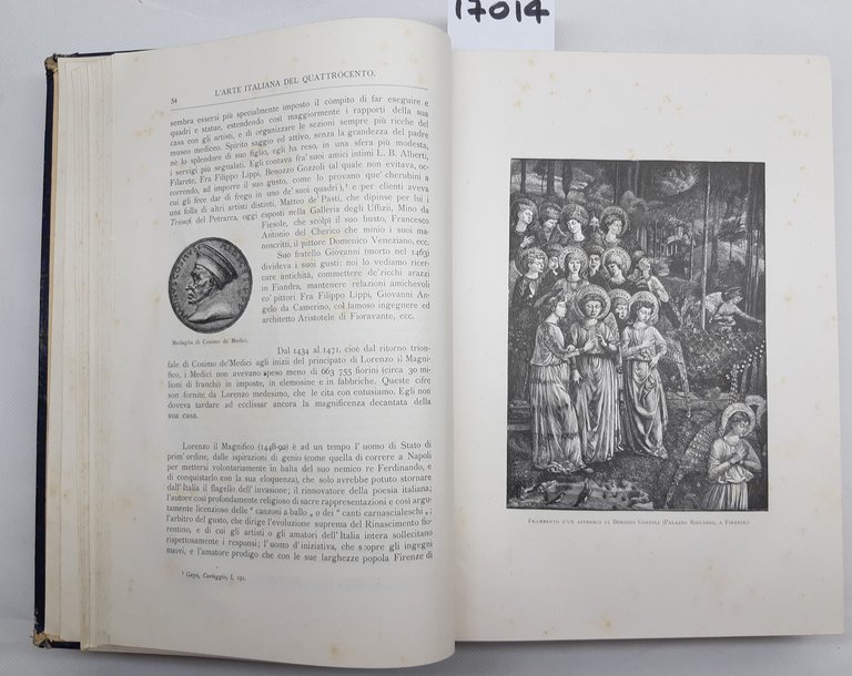 Eugenio Muntz L'arte italiana nel Quattrocento Milano Bernardoni 1894