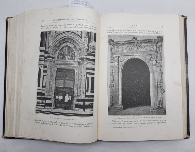 Eugenio Muntz L'arte italiana nel Quattrocento Milano Bernardoni 1894