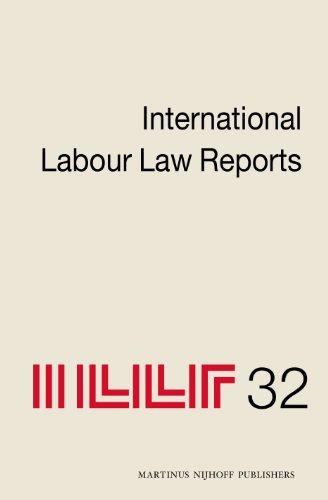 32: International Labour Law Reports | Immagine principale