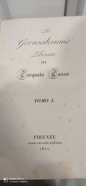 La Gerusalemme Liberata di Torquato Tasso. | Immagine Gallery 6