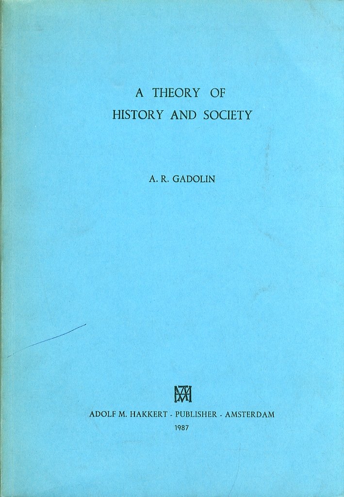 A Theory of History and Society | Immagine principale