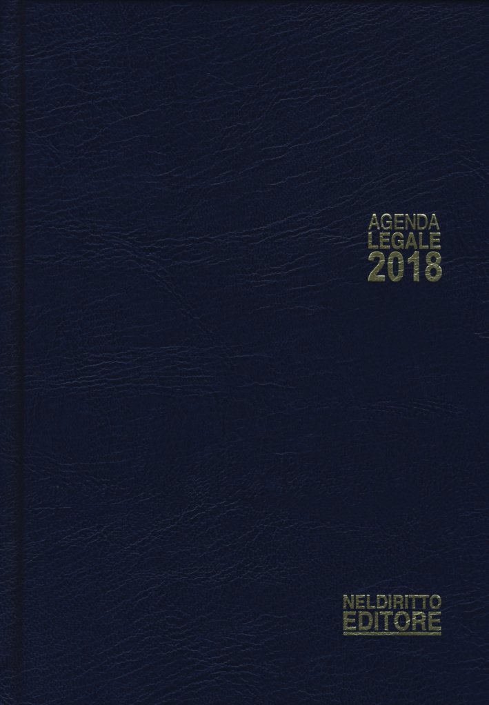 Agenda legale 2018. Blu. Ediz. Maior