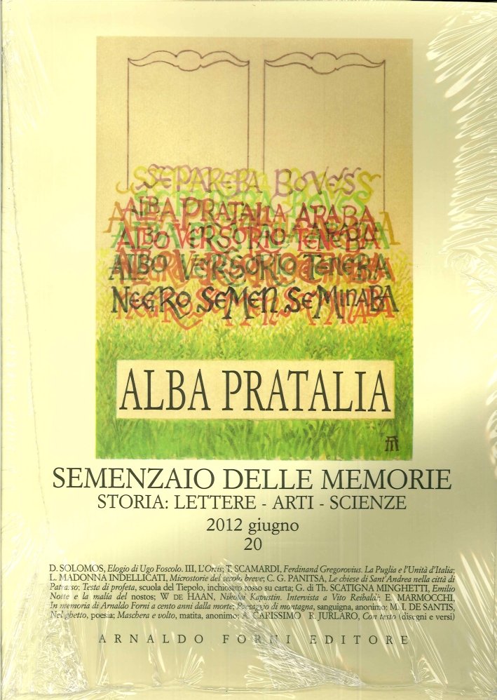 Alba Pratalia. Vol. 20 | Immagine principale