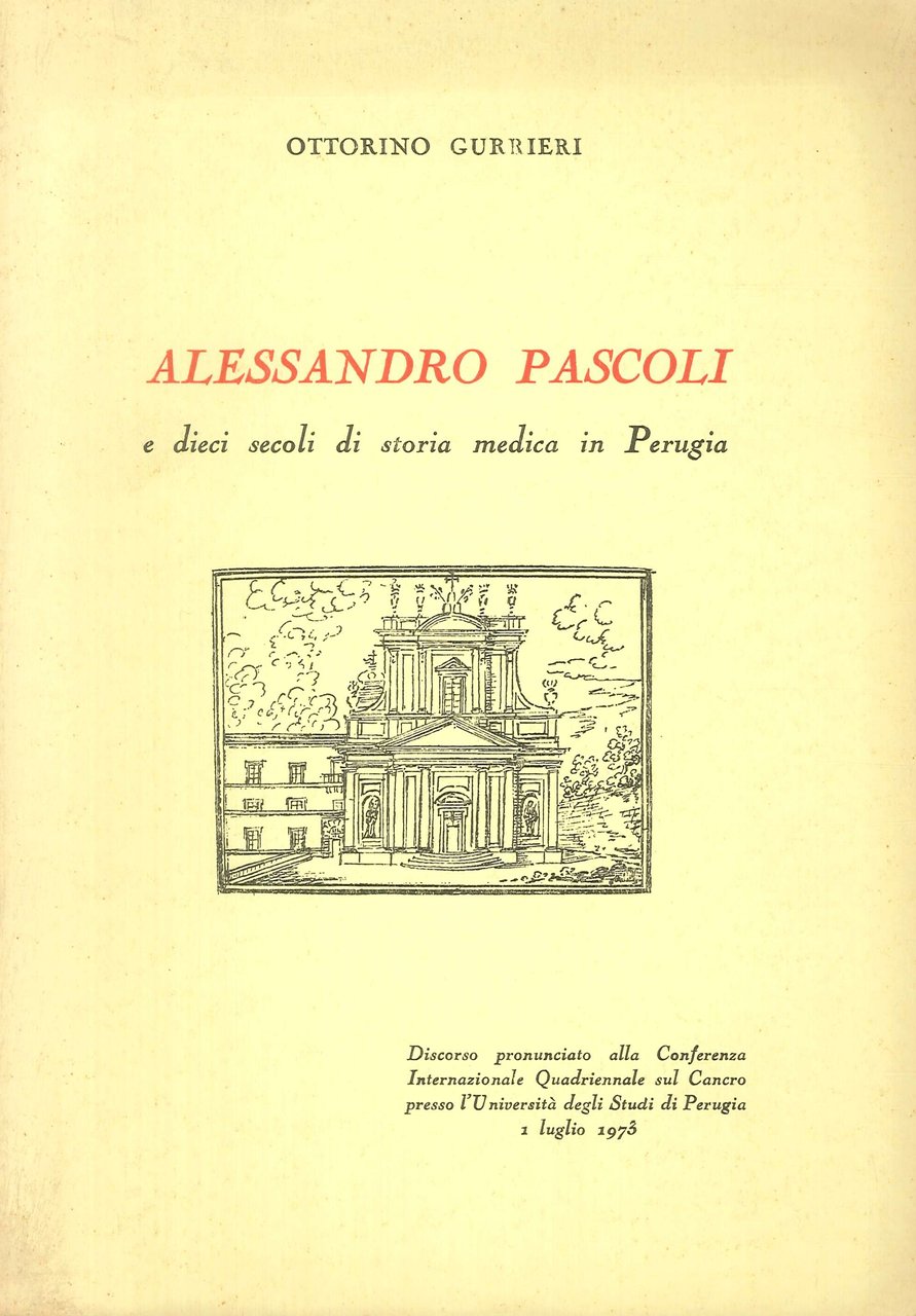 Alessandro Pascoli e Dieci Secoli di Storia Medica in Perugia | Immagine principale