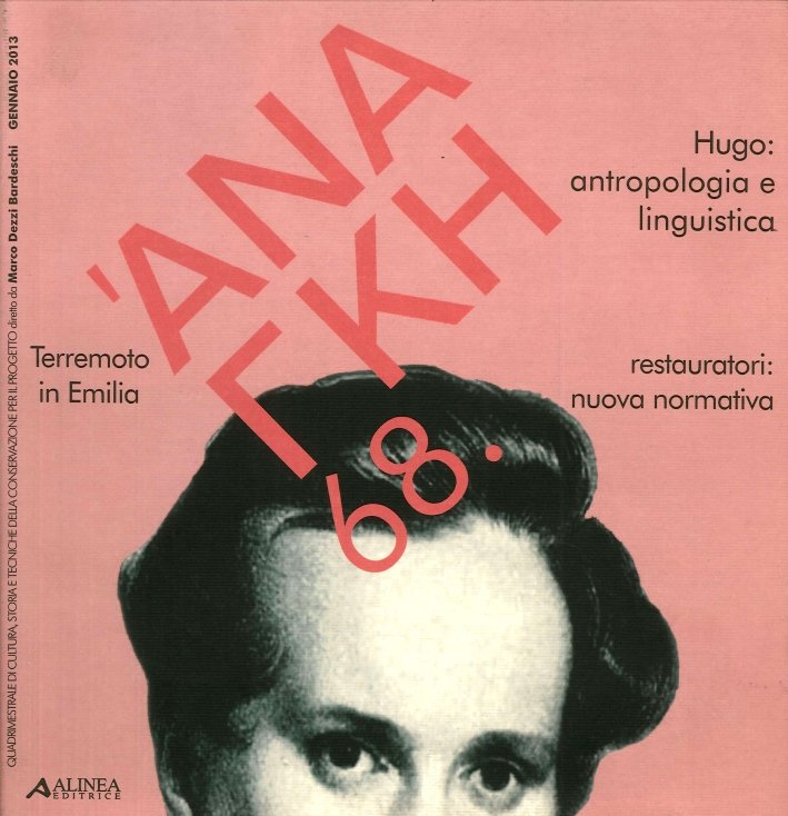 Ananke 68. Cultura Storia e Tecniche delle Conservazione. Terremoto in …