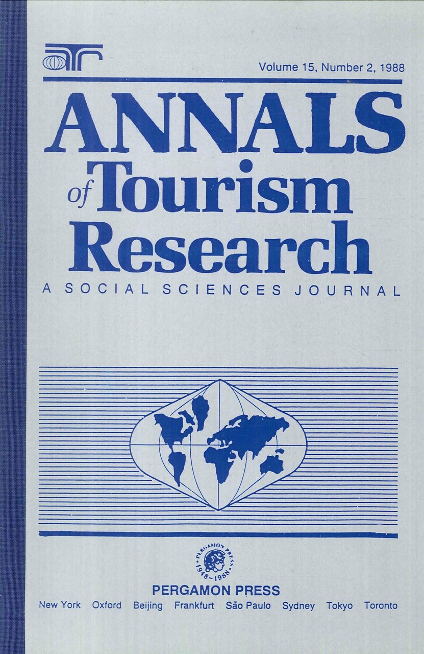 Annals of Tourism Research. A Social Sciences Journal. Volume 15. … | Immagine principale