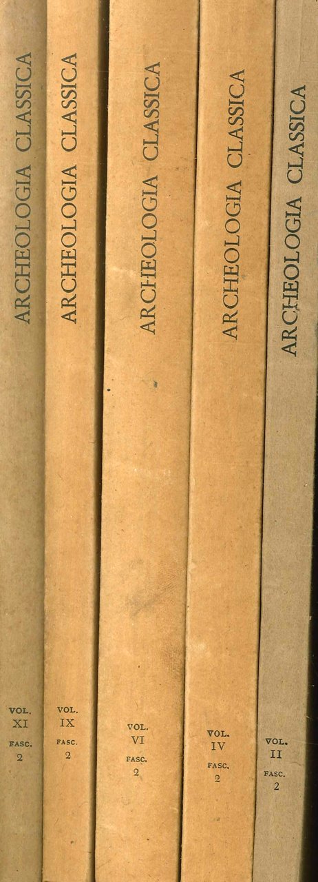 Archeologia Classica. Rivista dell'Istituto di Archeologia della Università di Roma | Immagine principale