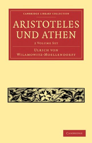 Aristoteles Und Athen 2 Volume paperback Set: 1-2 | Immagine principale