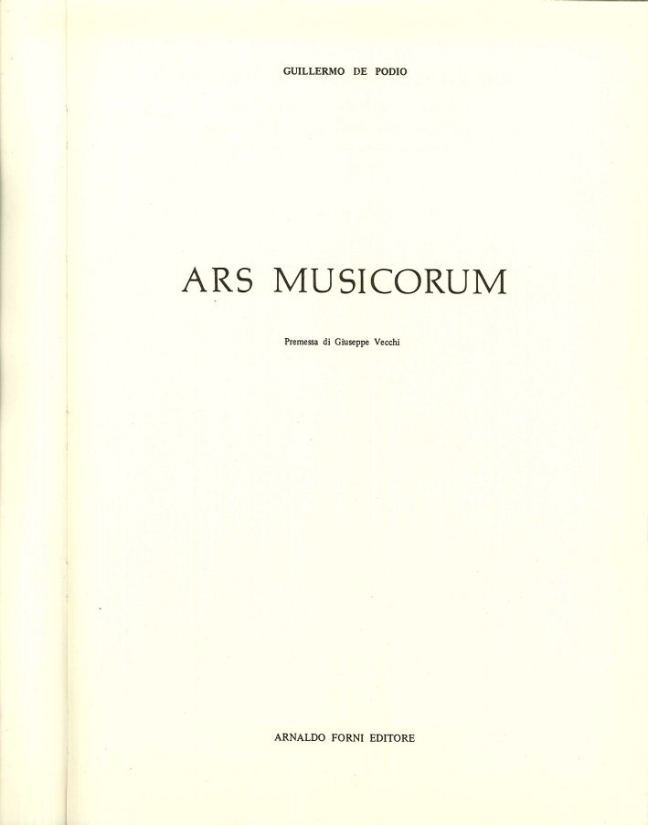 Ars musicorum (rist. anast. Valenza, 1495) | Immagine principale