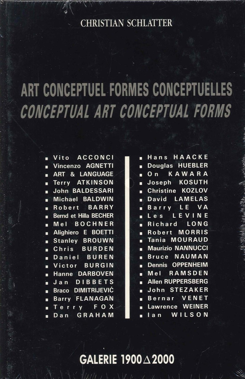 Art Conceptuel Formes Conceptuelles. Conceptural Art Conceptual Forms | Immagine principale