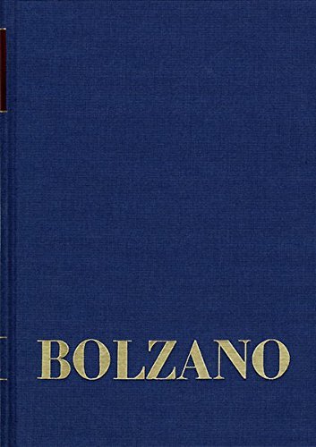 Bernard Bolzano Gesamtausgabe / Reihe II: Nachlass. A. Nachgelassene Schriften … | Immagine principale