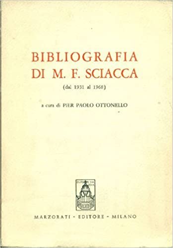 Bibliografia di M. F. Sciacca (dal 1931 al 1968) | Immagine principale