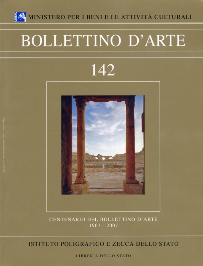 Bollettino d'arte. Centenario del Bollettino d'Arte 1907-2007 | Immagine principale