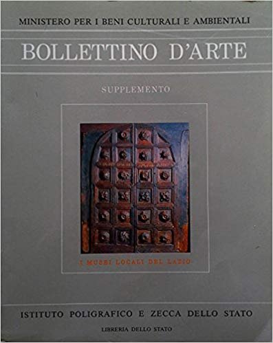 Bollettino d'arte. Supplemento al n. 30. 1985. I musei locali … | Immagine principale
