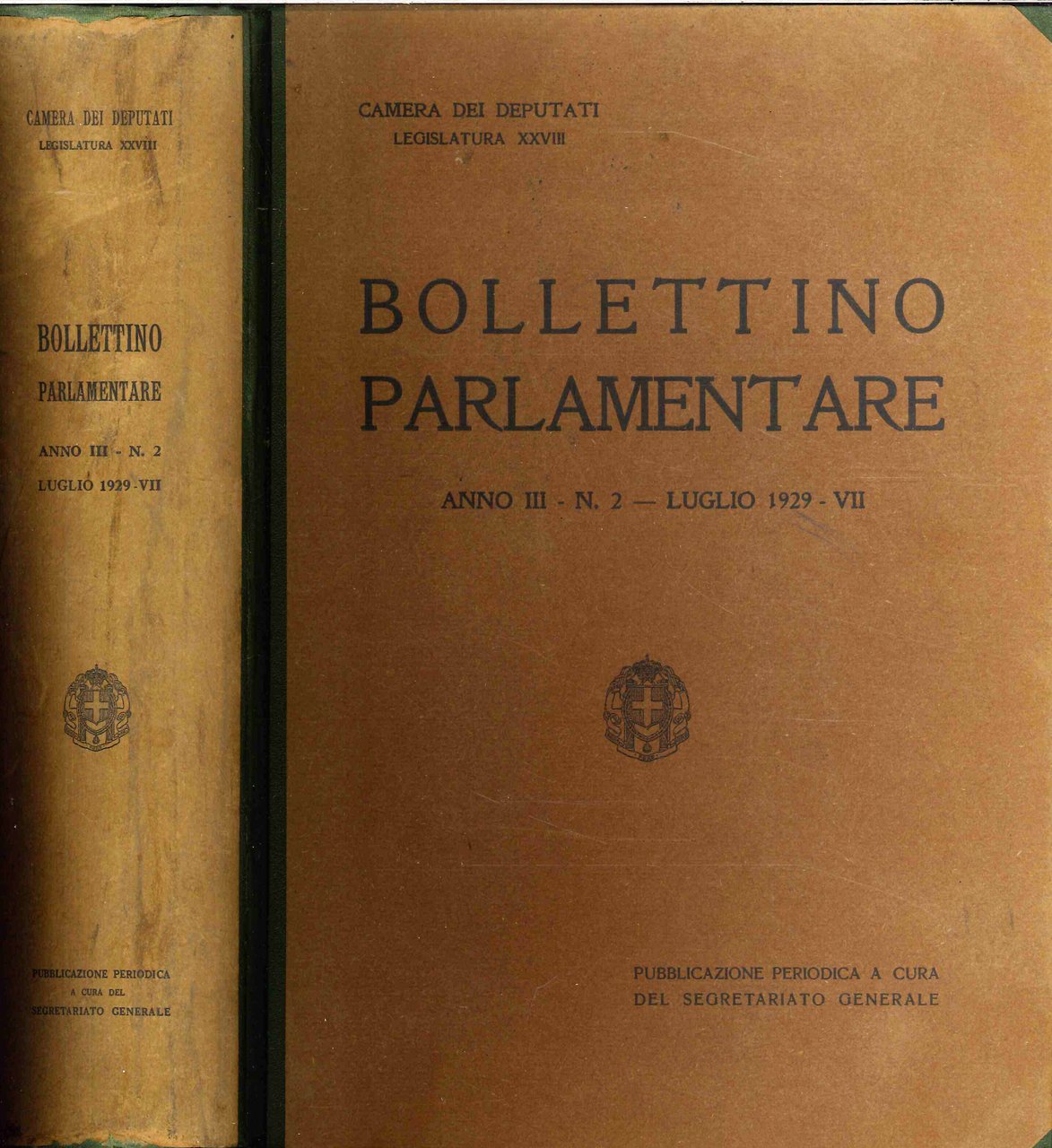 Bollettino Parlamentare. Anno III - N. 2 - Luglio 1929, …