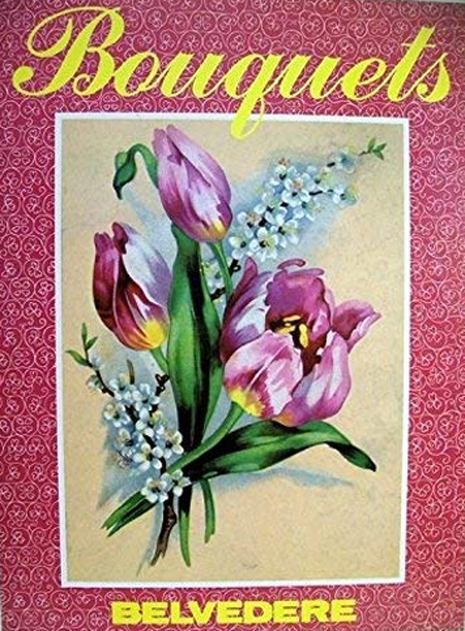 Bouquets. Floral Picture Postcards Collection (1900-1950)