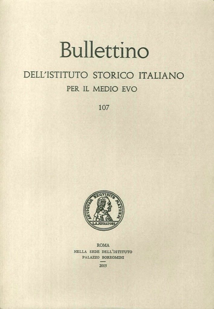 Bullettino dell'Istituto storico italiano per il Medio Evo. Vol. 107 | Immagine principale
