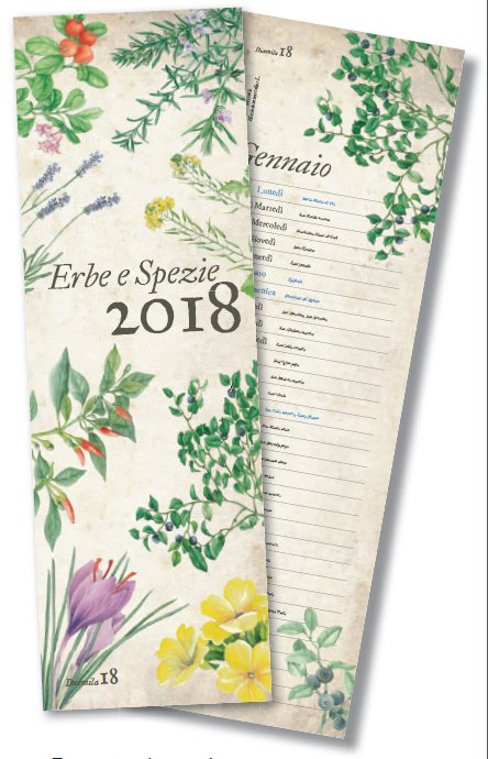 Calendario 2018 Erbe e Spezie