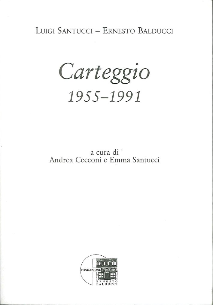 Carteggio 1955-1991