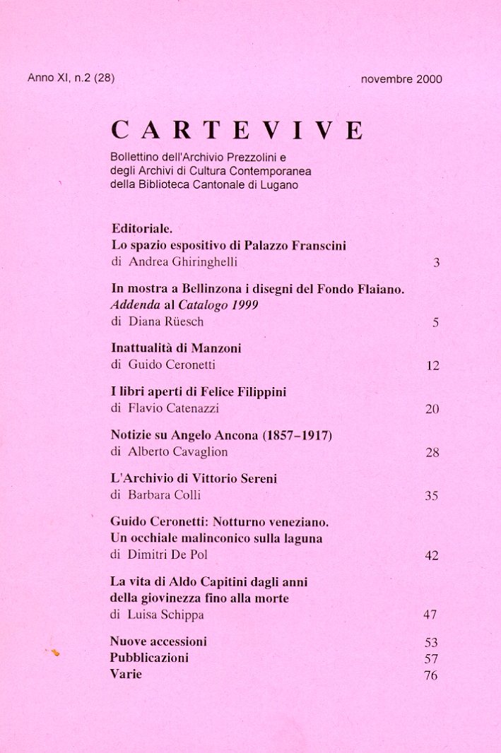 Cartevive. 28/2000