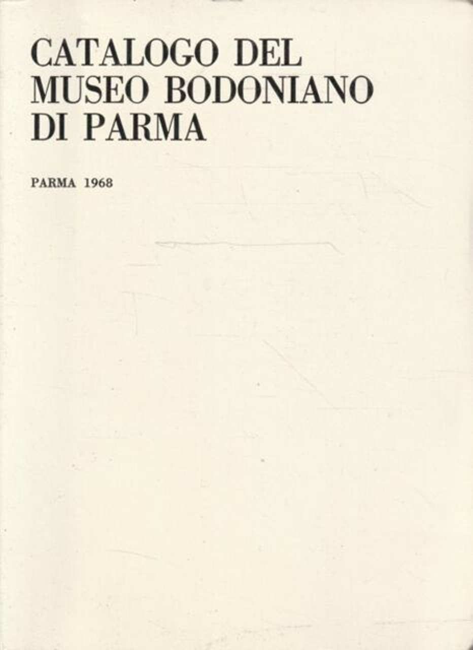 Catalogo del museo Bodoniano di Parma | Immagine principale