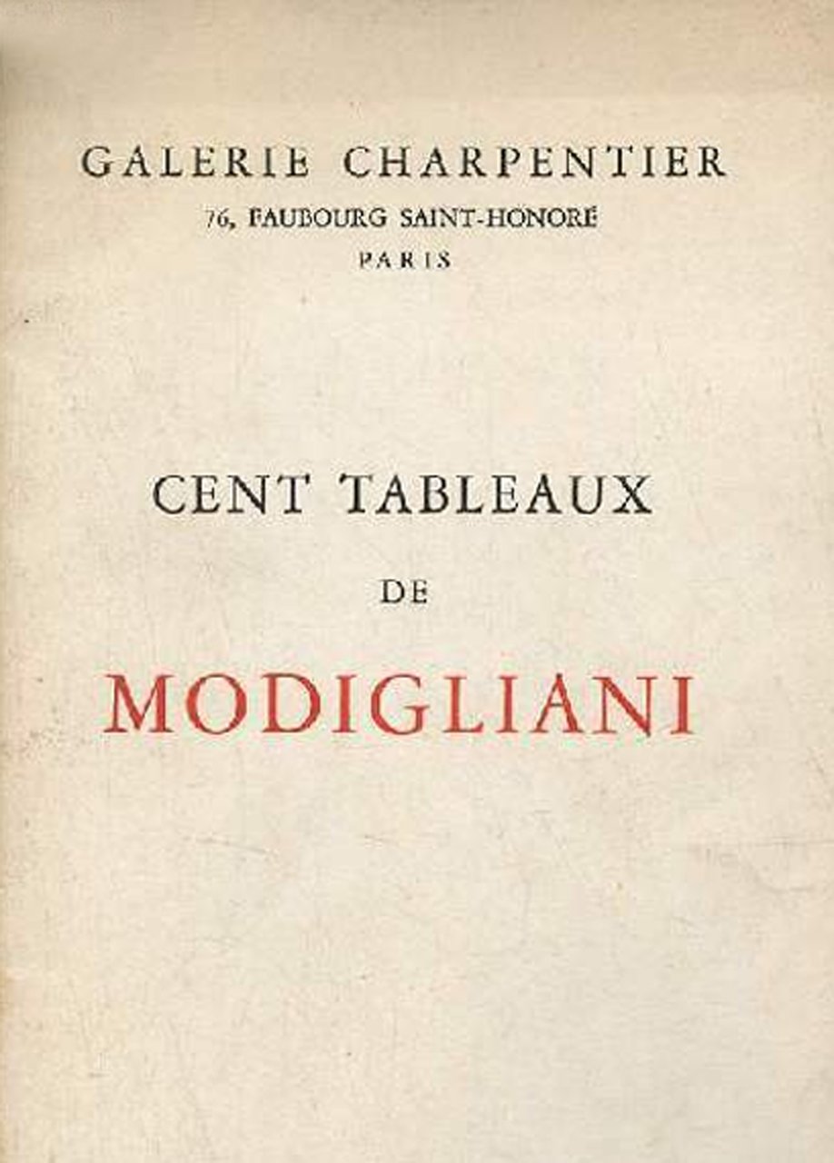 Cent Tableaux De Modigliani