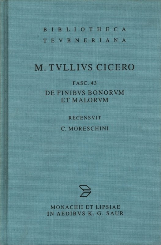 Cicero. De Finibus Bonorum et Malorum. Fasc. 43
