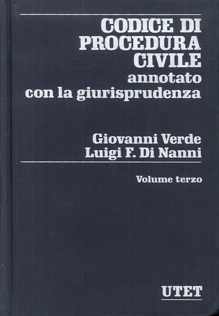 Codice di procedura civile annotato con la giurisprudenza