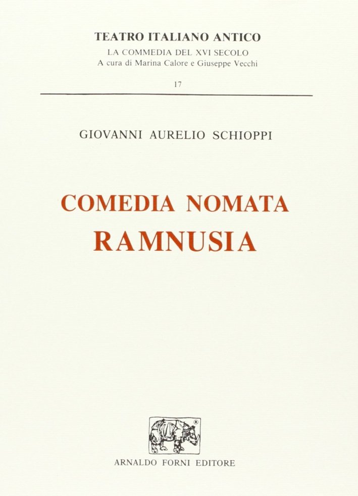 Comedia nomata Ramnusia (rist. anast. Venezia, 1550) | Immagine principale