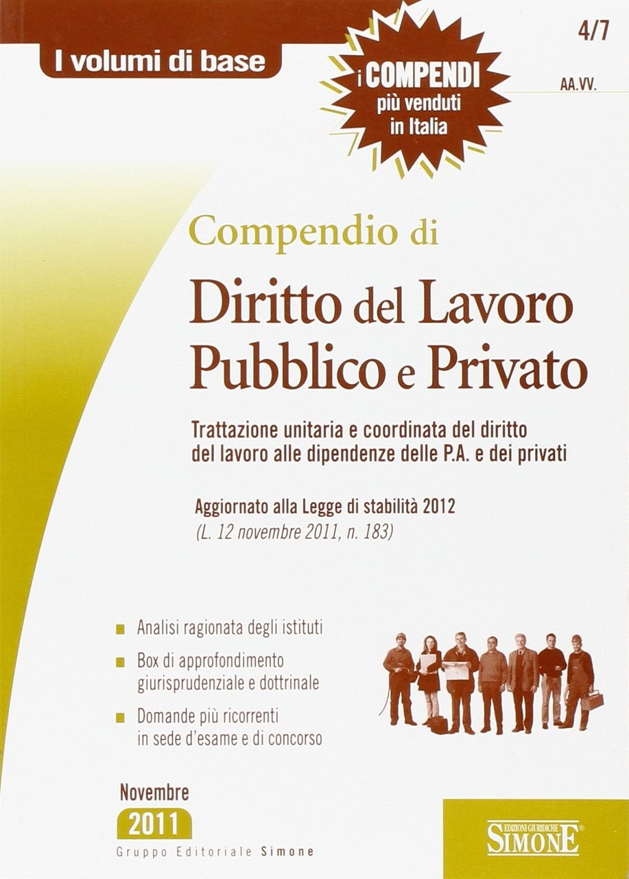 Compendio di diritto del lavoro pubblico e privato