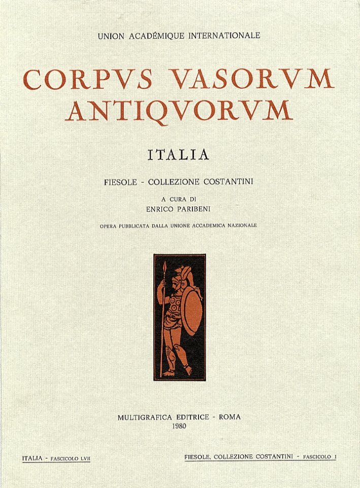Corpus Vasorum Antiquorum. Fiesole, Collezione Costantini. 1-2