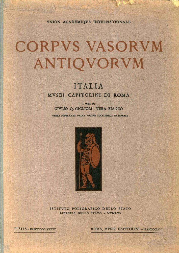 Corpus Vasorum Antiquorum Italia. Musei Capitolini di Roma. Fascicolo II | Immagine principale