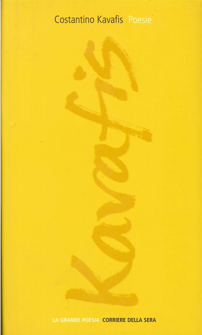 Costantino Kavafis. Poesie | Immagine principale