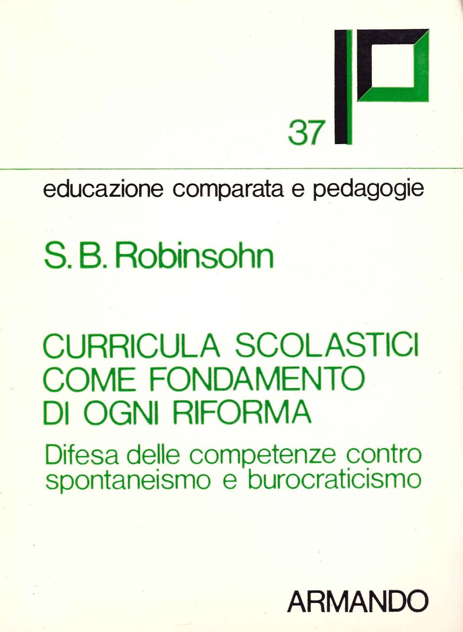 Curricula scolastici come fondamento di ogni riforma