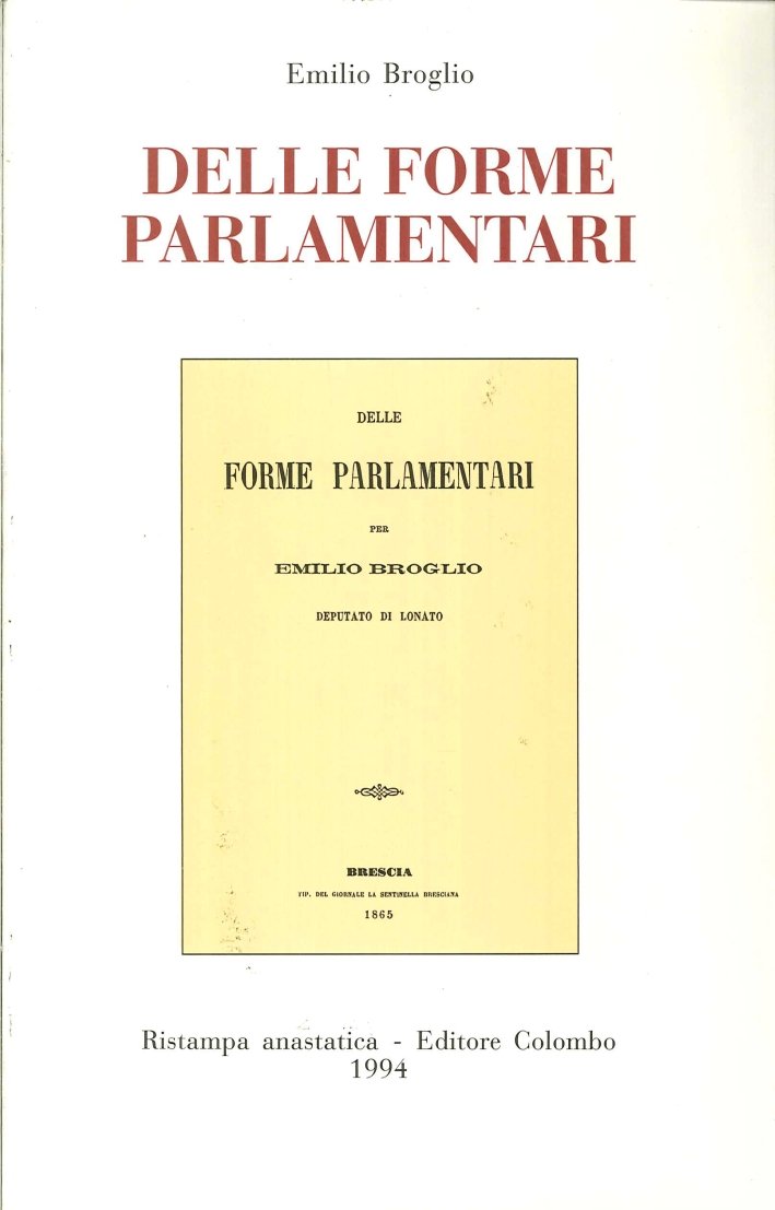 Delle Forme Parlamentari