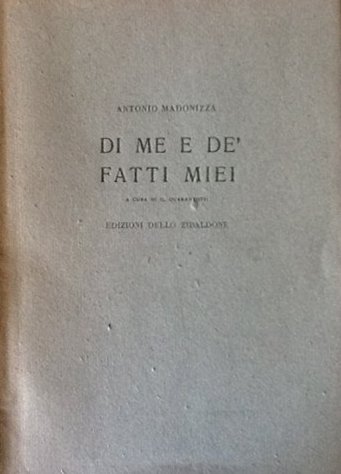 Di Me e De' Fatti Miei. (1806-1870) | Immagine principale